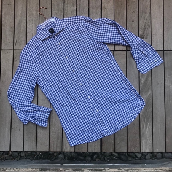 Hugo Boss Other - BOSS x HUGO BOSS Blue Plaid Long Sleeve Shirt